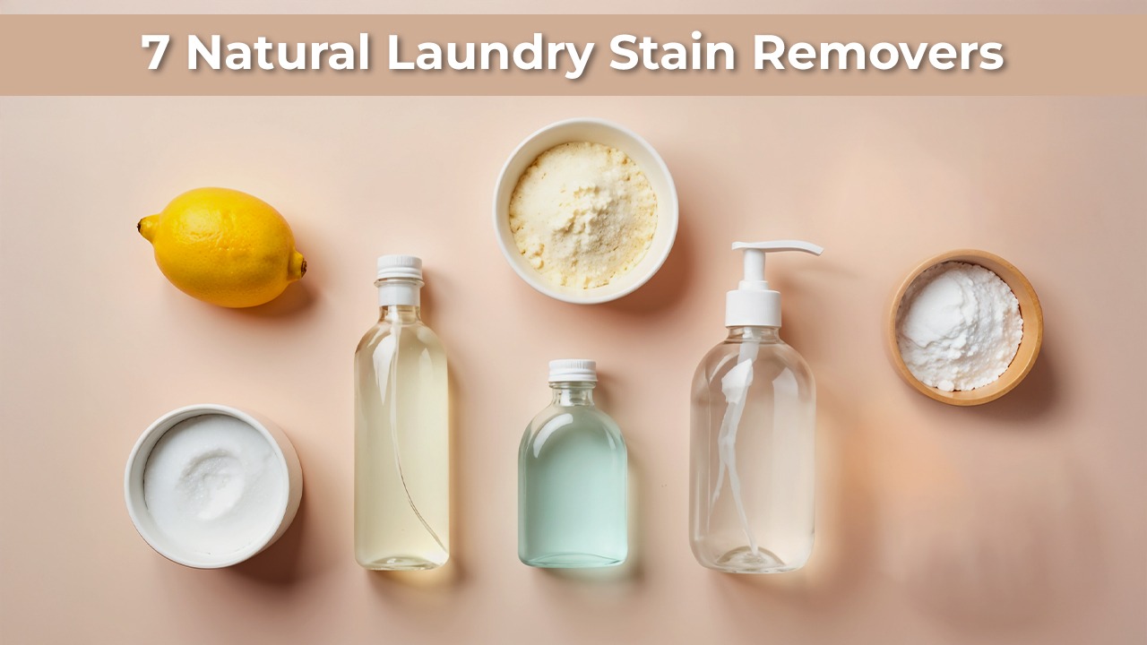 7 Natural Laundry Stain Removers