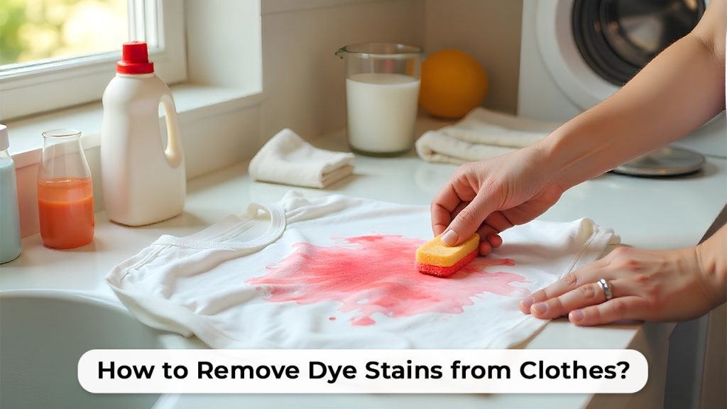 How to Remove Dye Stains from Clothes