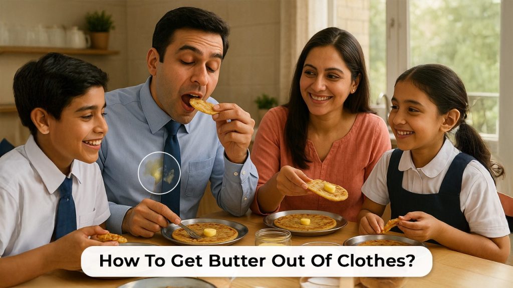 How to Get Butter Out of Clothes