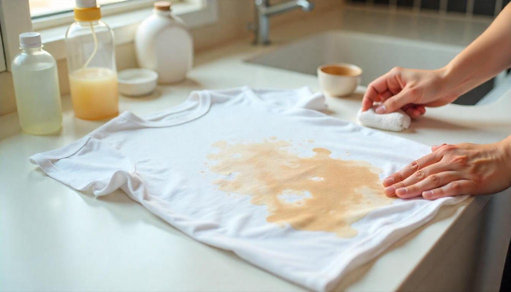How to remove color stains from clothes
